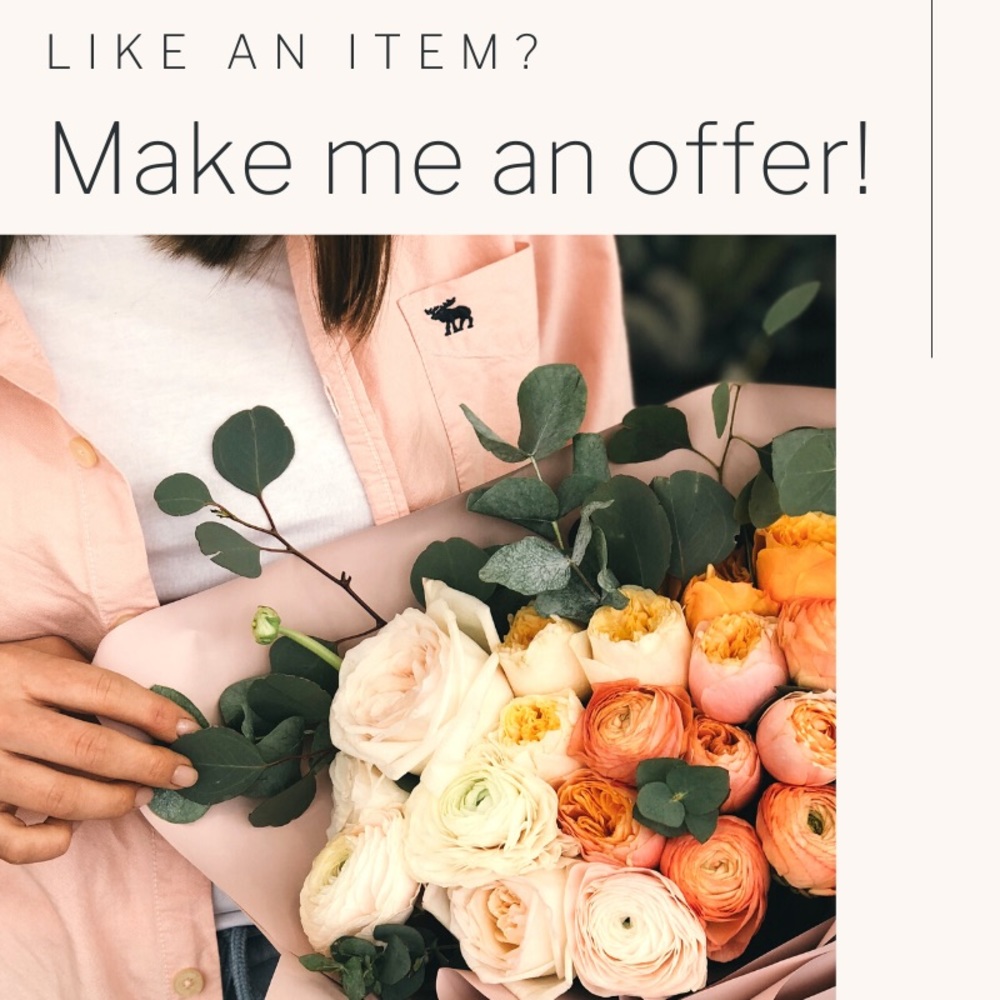 Like an item? Make me an offer!